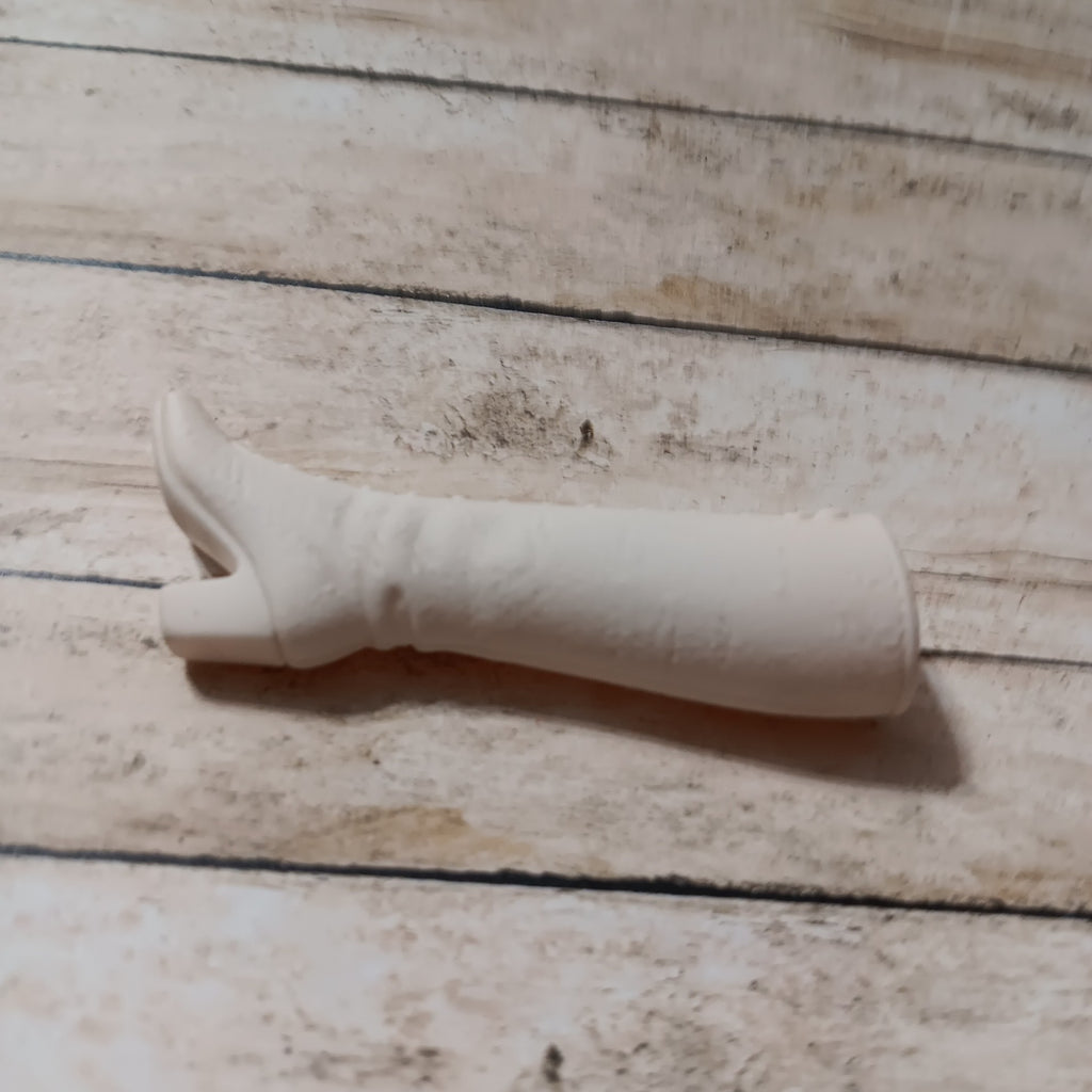 Vintage 1970's Barbie White Squishy Knee High Boot