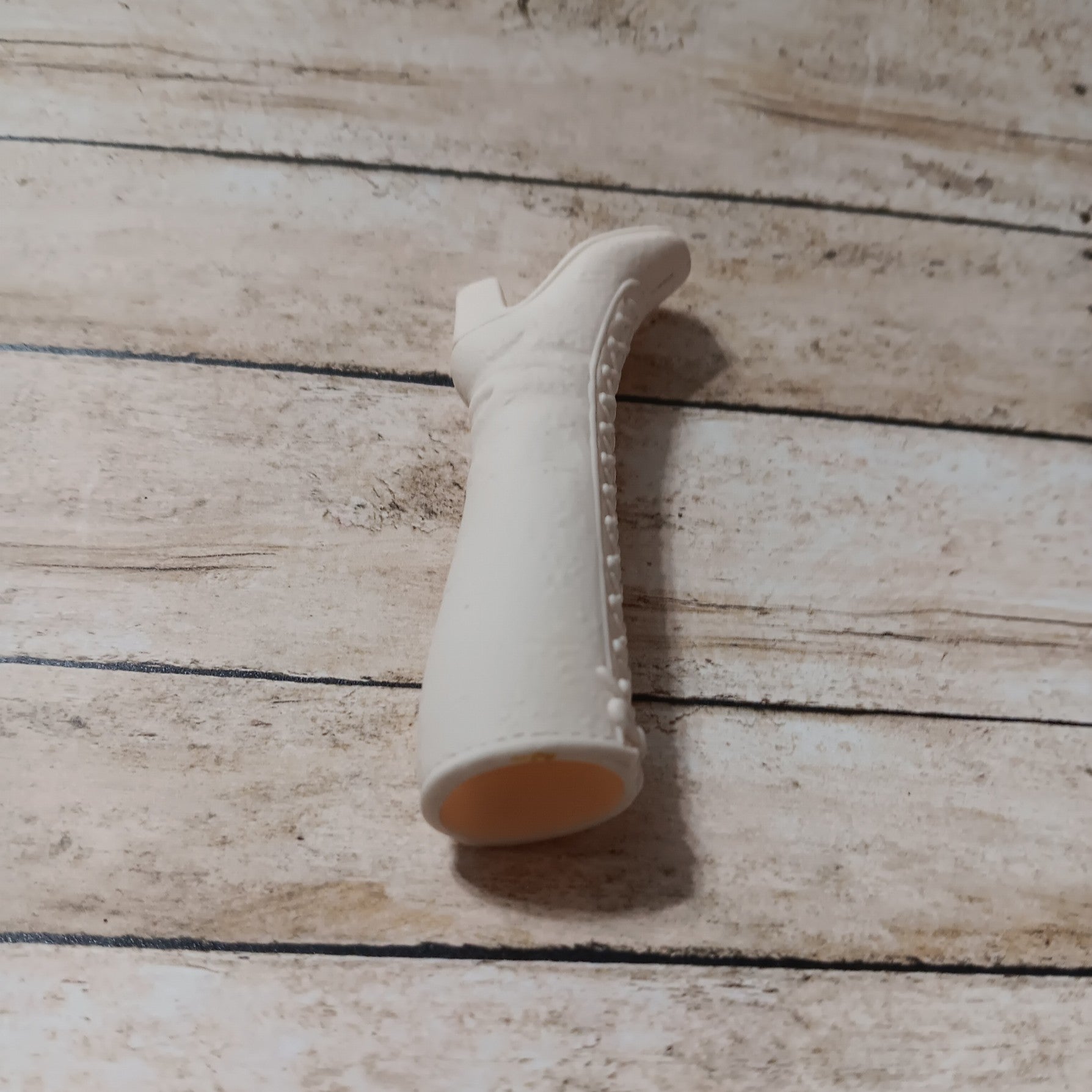 Vintage 1970's Barbie White Squishy Knee High Boot