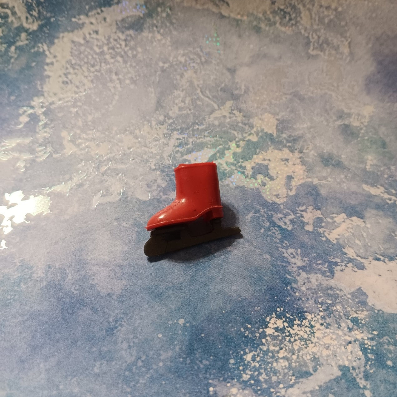 Vintage 1960's Red Ice Skate for Skipper Sized Dolls